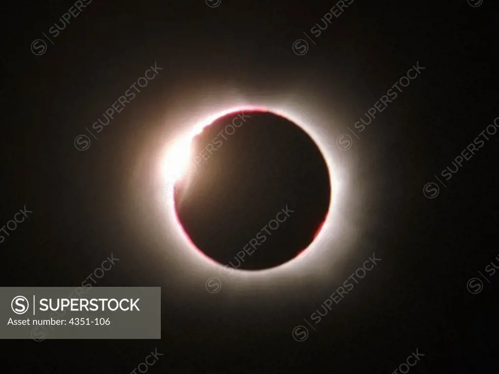 Diamond Ring Effect During Solar Eclipse