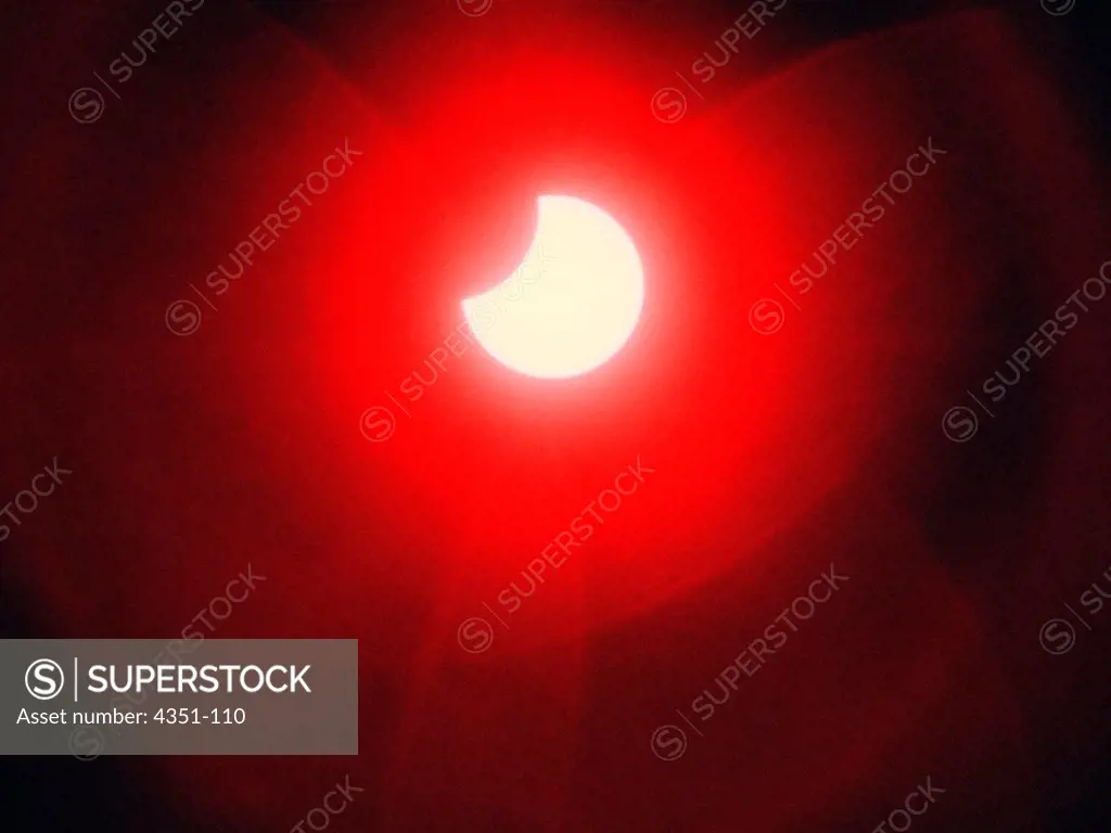 Red Sun in Eclipse