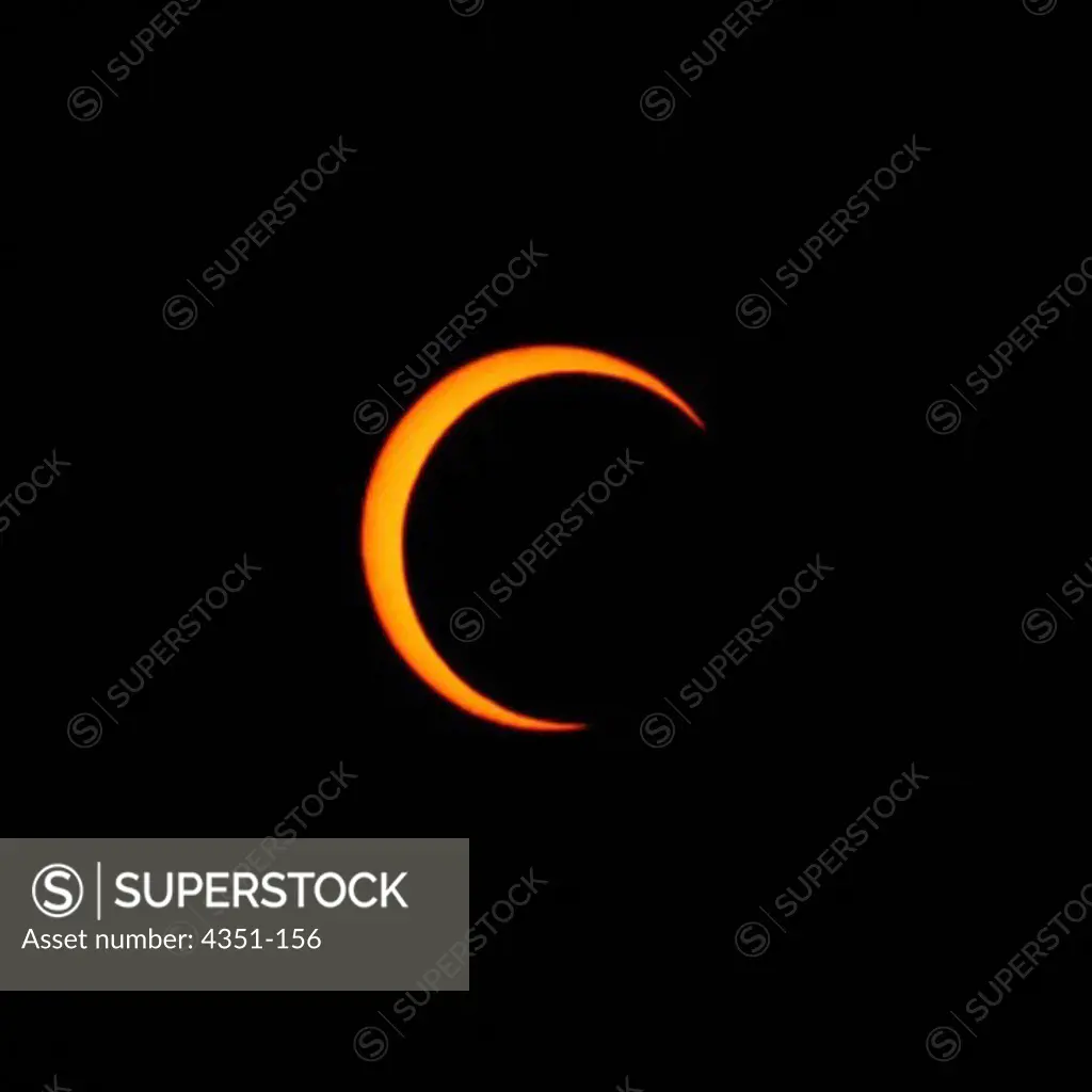 Annular Solar Eclipse in Progress