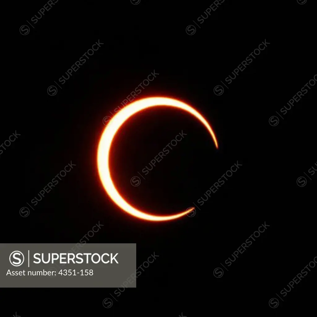 Annular Solar Eclipse in Progress