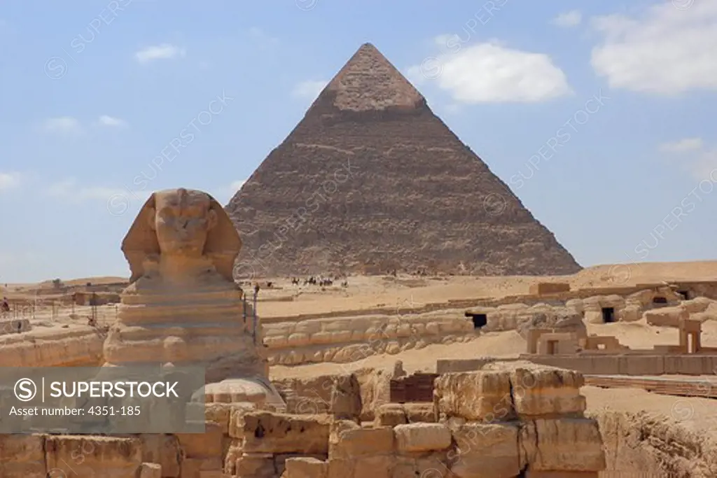Sphinx and Khafre's Pyramid