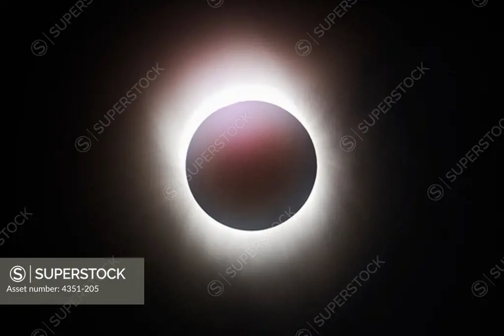 End of Total Solar Eclipse
