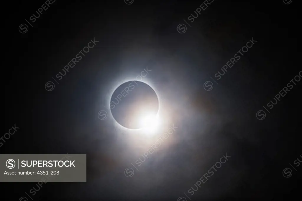Diamond Ring Just Before Totality