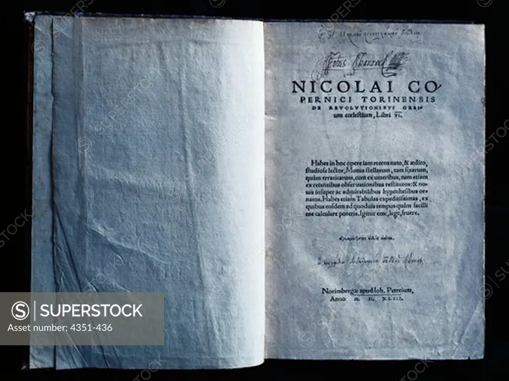 Title Page of Copernicus' De Revolutionibus