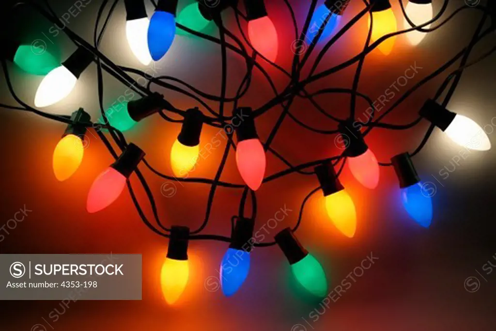 Tangled Bunch of Christmas Lights