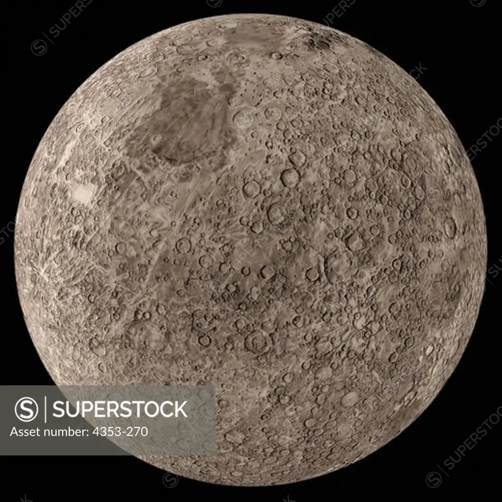 Digital Illustration of the Planet Mercury