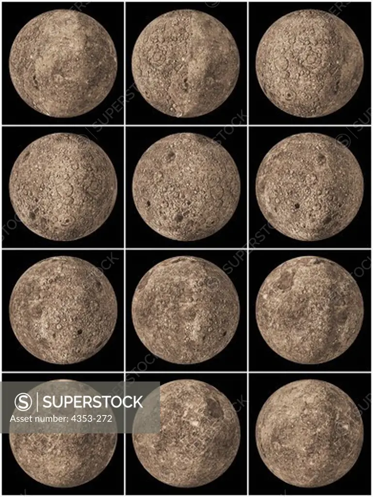 Digital Illustration of Mercury's Rotation