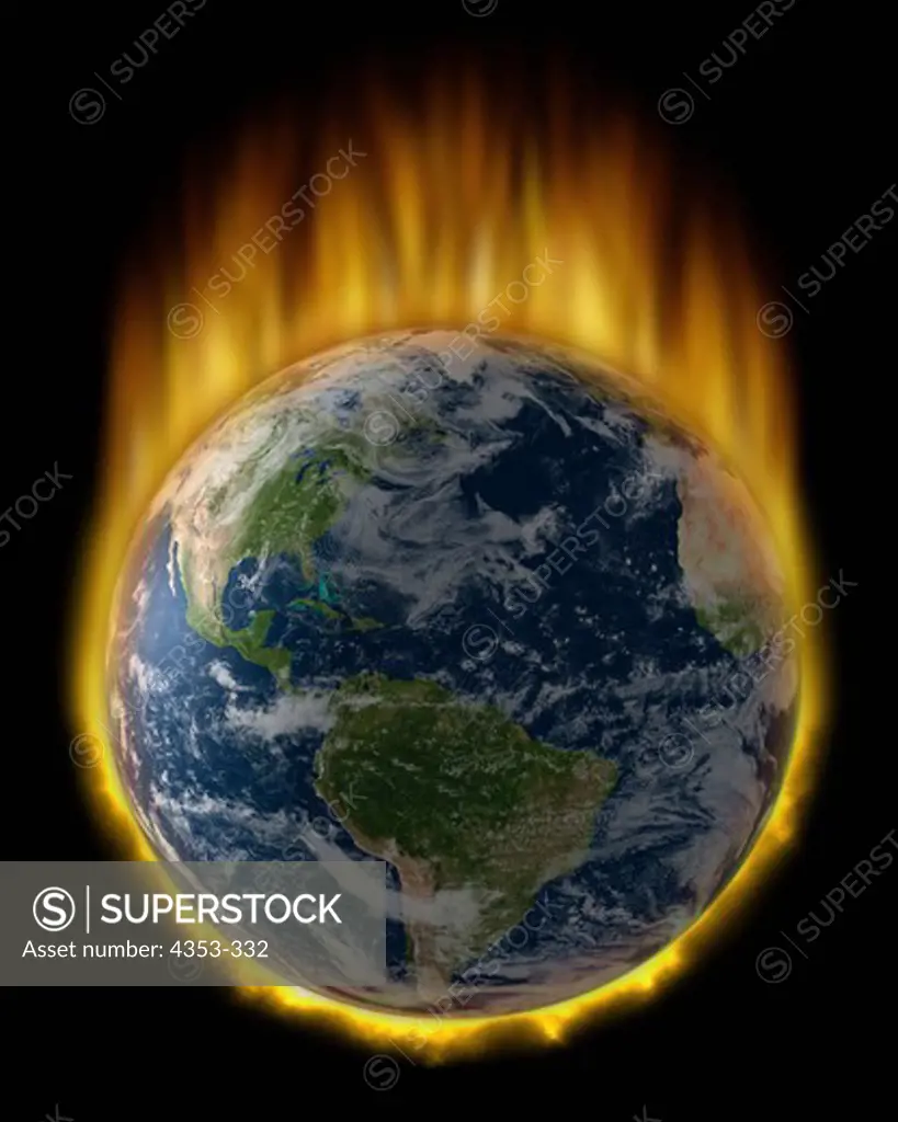 Photo Illustration of Global Warming