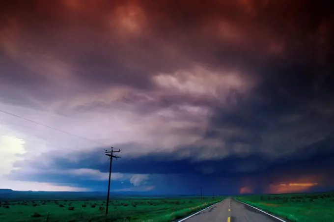 A Mesocyclone Churns Across the Late Afternoon Colorado Sky