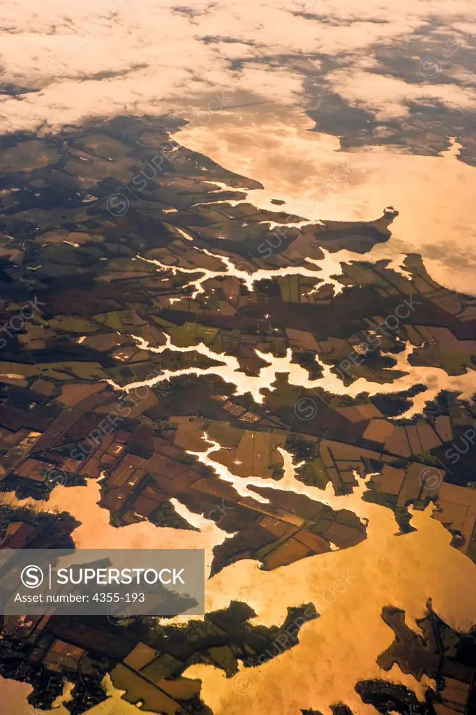 Aerial View of the Chesapeake Bay