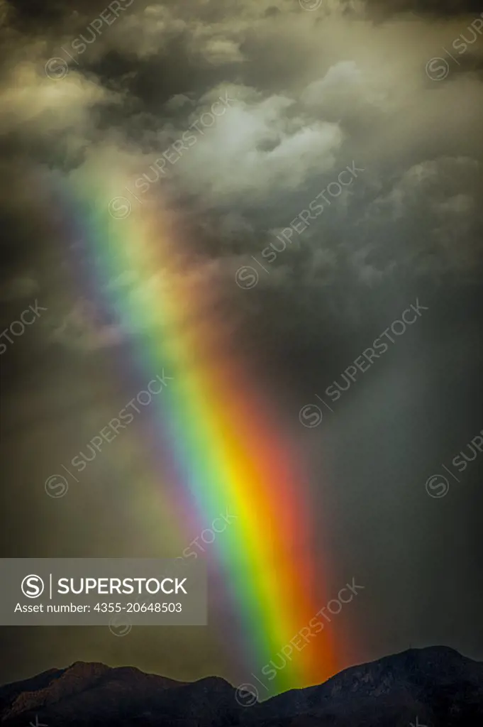 Rainbow in Serra Cafema, Namibia