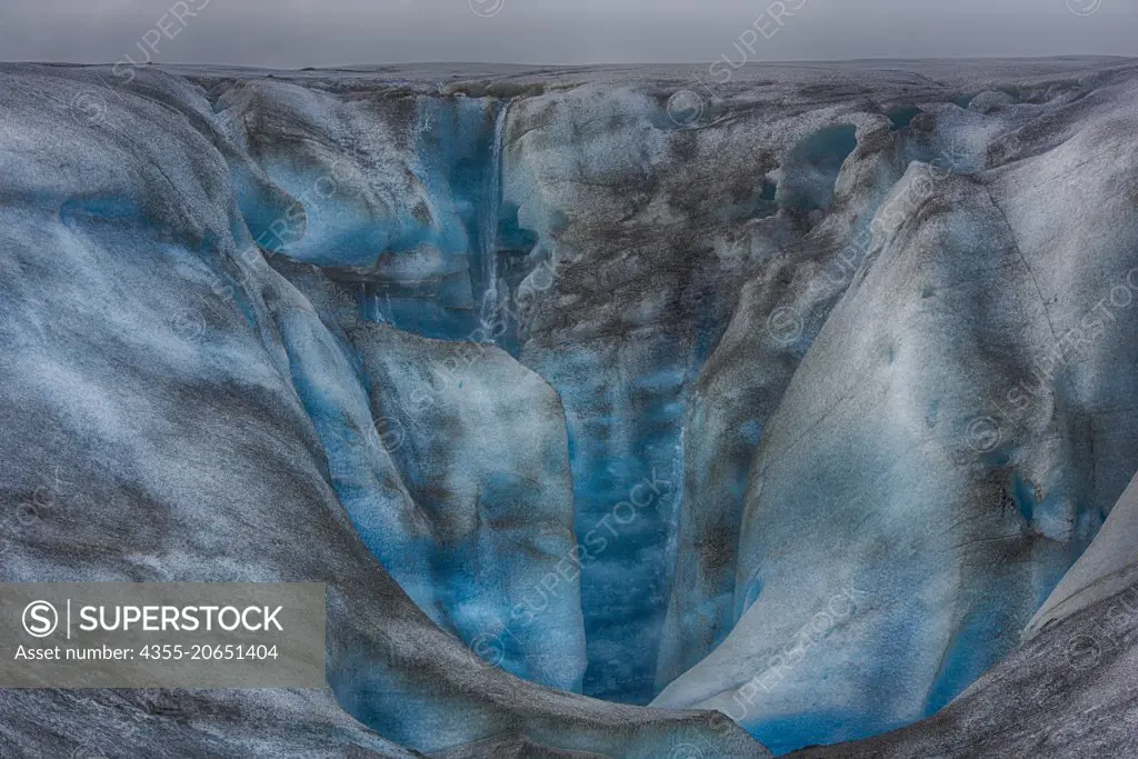 The Breidamerkurjokull Glacier in Iceland