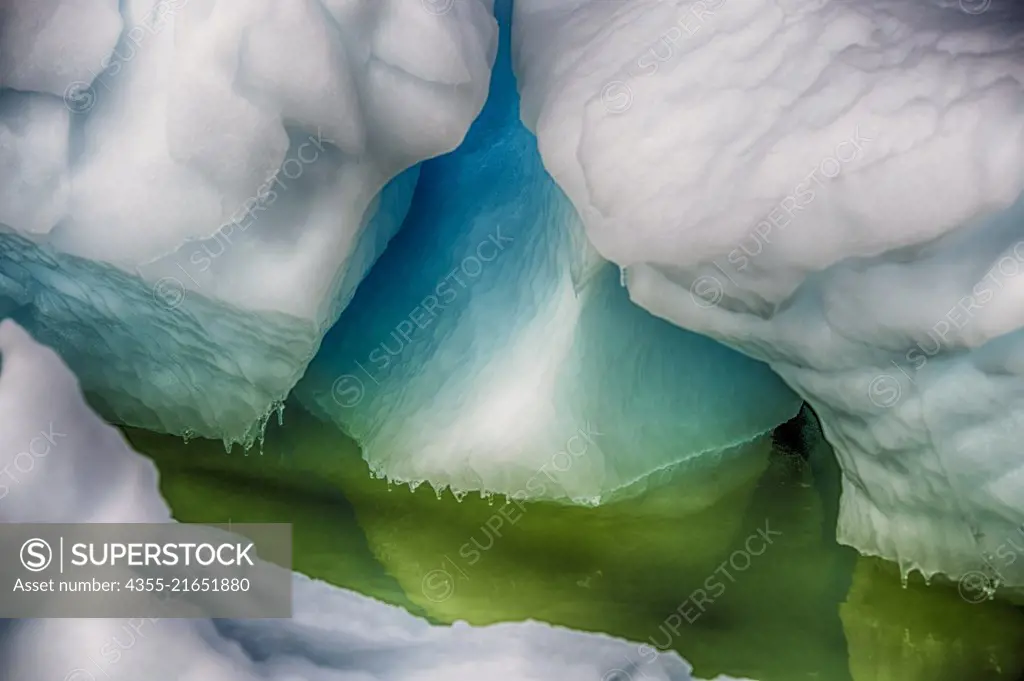Icebergs in Blackhead, Antarctica