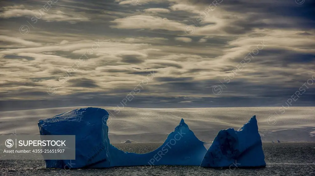 Icebergs in The Grandidier Channel, Antarctica