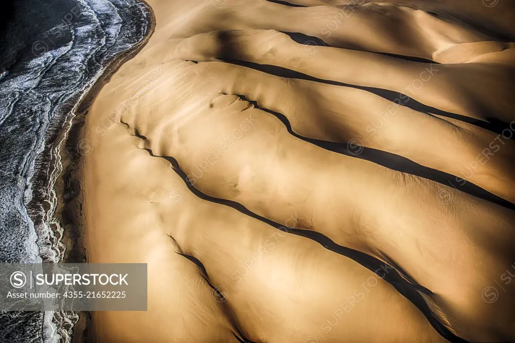 Swakopmund Dune Field on the Western Coast of Namibia