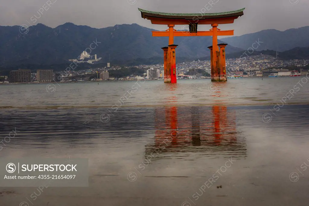 Itsukushima, also known as Miyajima, is a small island in Hiroshima Bay, western Japan