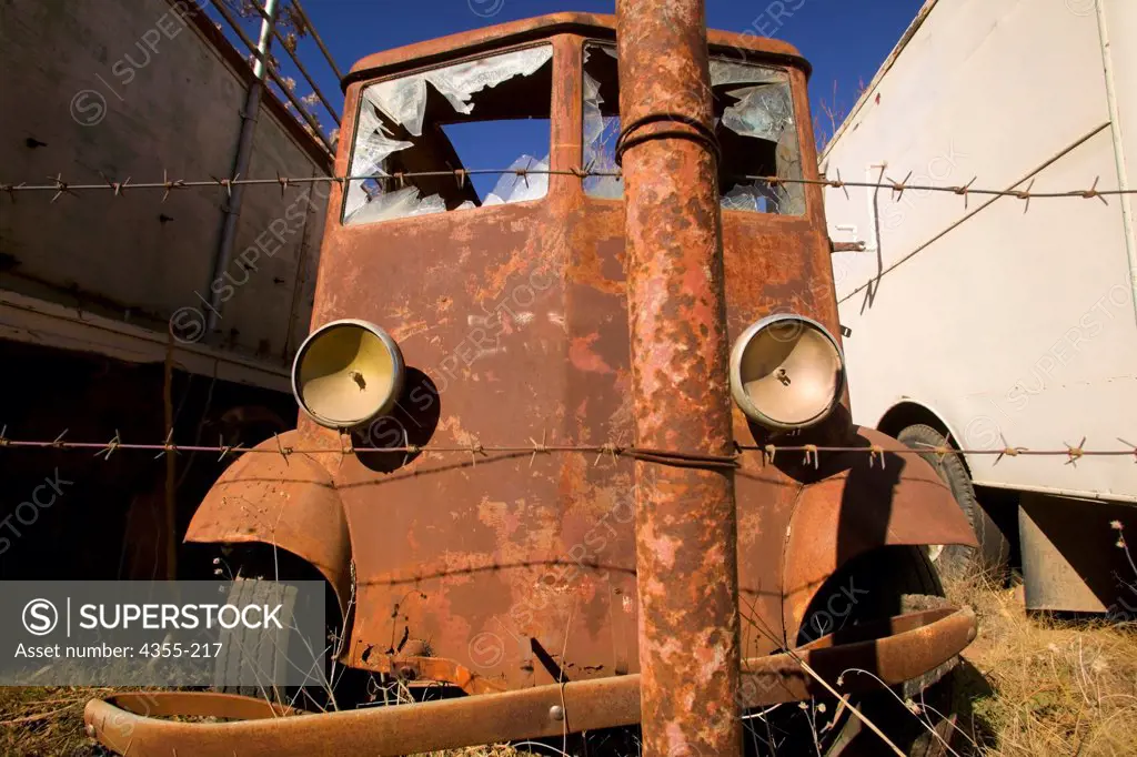 Ruin of a Rusted Truck