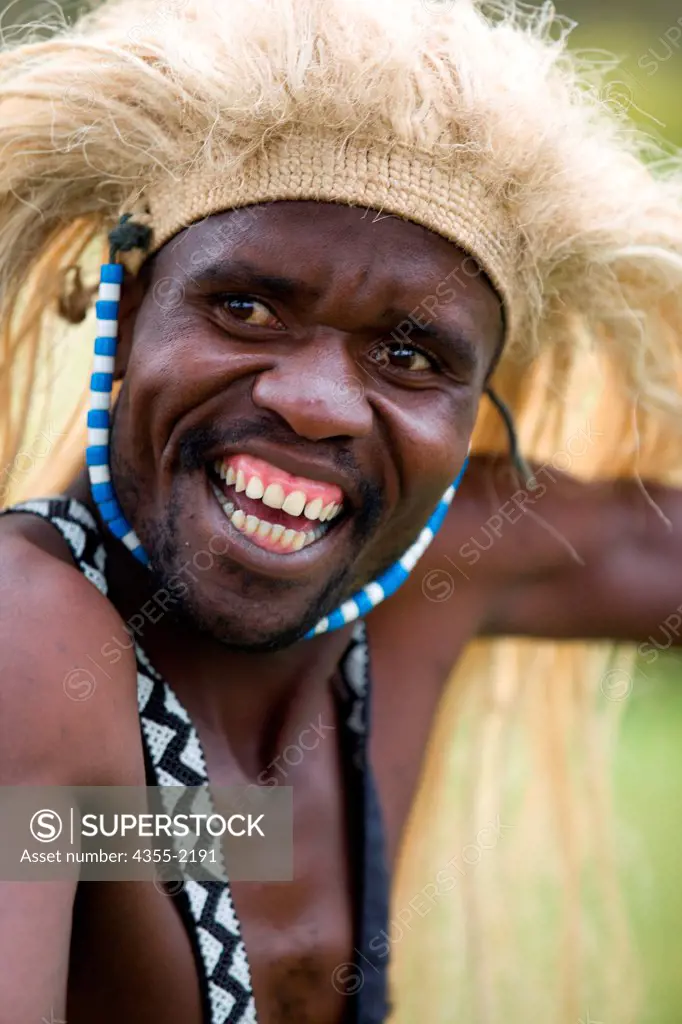 Native dancer in Rwanda