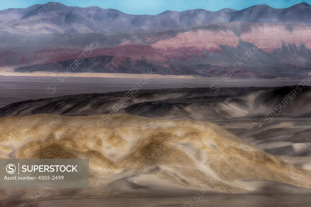 Argentina, Atacama Desert, View of White Dune