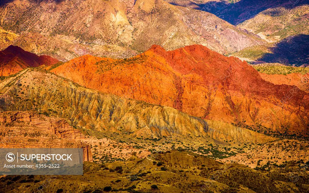 Bolivia, Rocky landscape along Argentinean border
