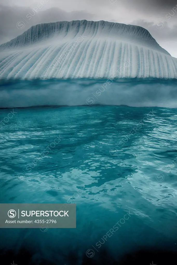 Massive iceberg on Petermann Island, Antarctica