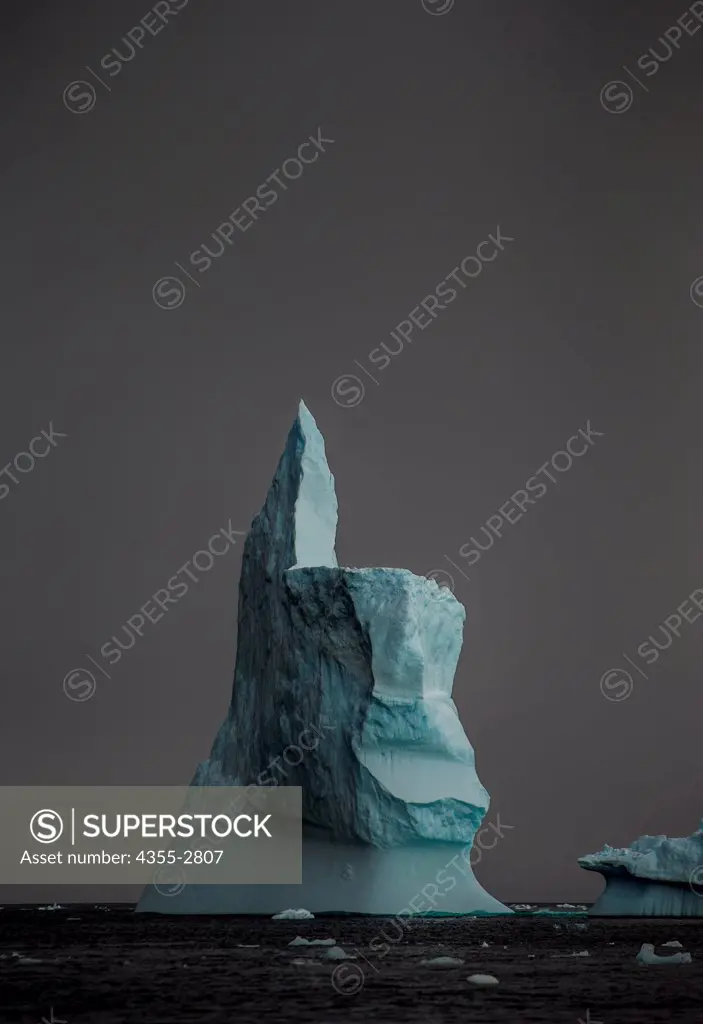 Goliath iceberg floating on water, Torgersen Island, Palmer Archipelago, Antarctica