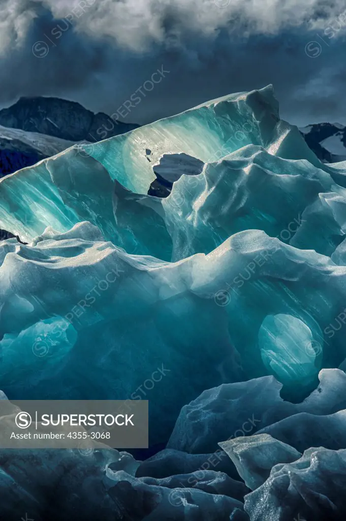 Tabular Icebergs, Lindenow Fjord, Greenland