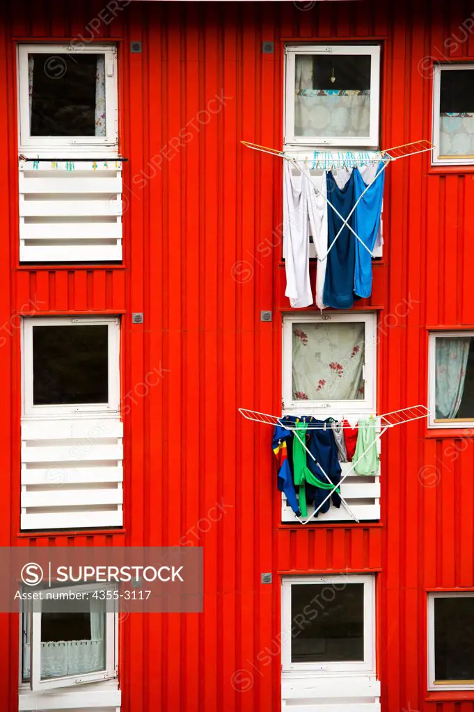 Detail of a house, Sisimiut, Greenland