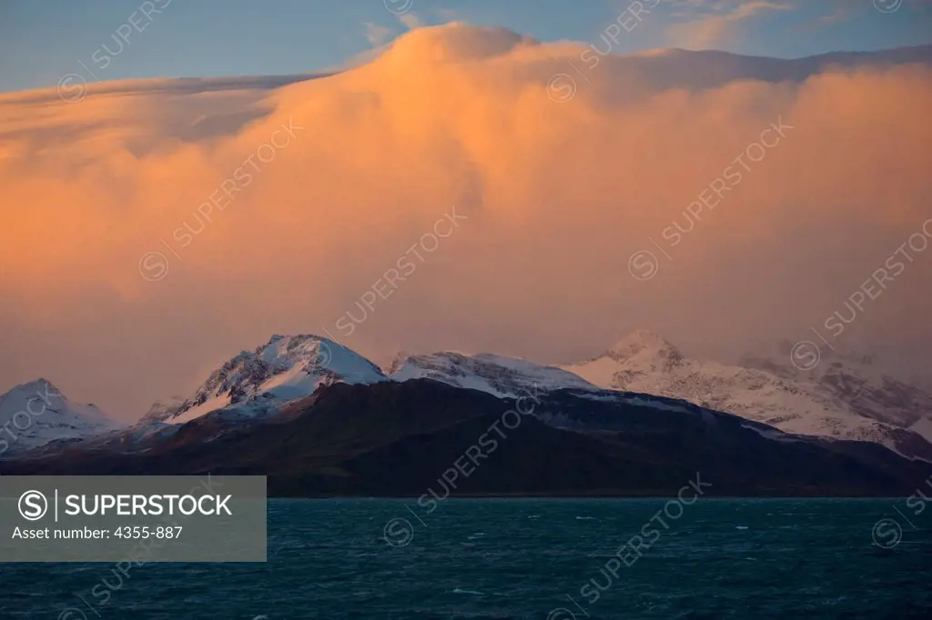 Orographic Precipitation Katabatic Winds and Lenticular Clouds Around the Nordenskold Glacier