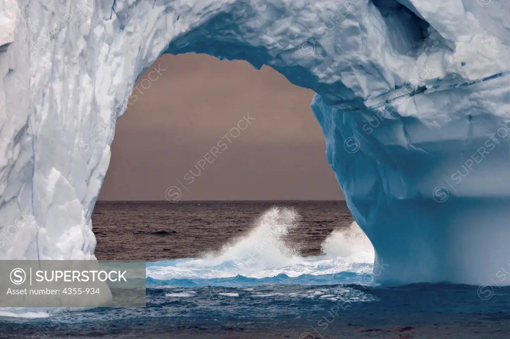 Arch in Iceberg in the Scotia Sea