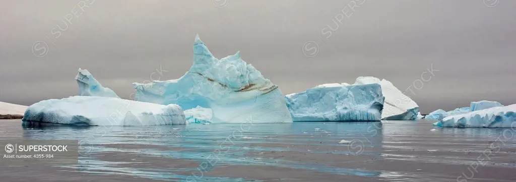 Icebergs in Iceberg Graveyard, Antarctica