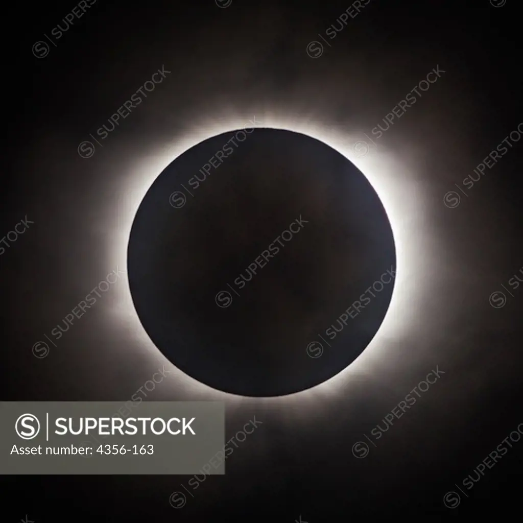The Sun's Corona Just After Start of Totality During Solar Eclipse of July 22, 2009 near Hangzhou, China