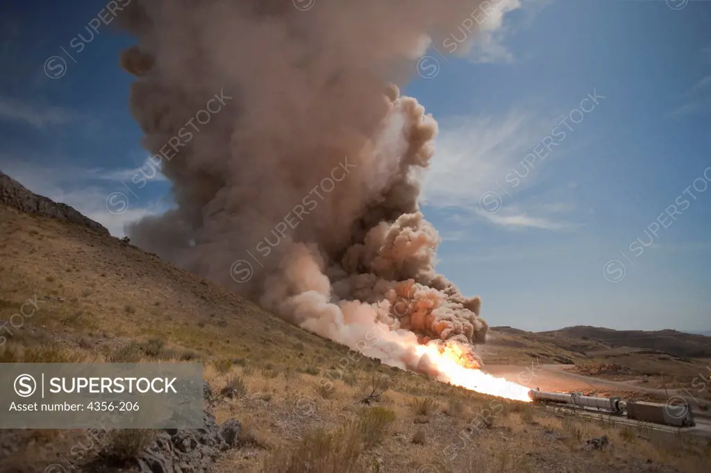 Largest Rocket in the World Successfully Test Fired, Seen From Remote Camera Angle About 200 Yards Away