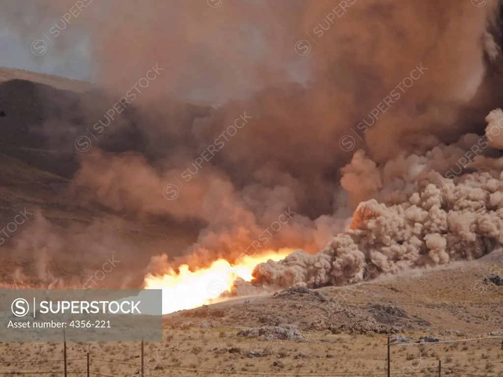Largest Rocket in the World Successfully Test Fired in Utah Desert