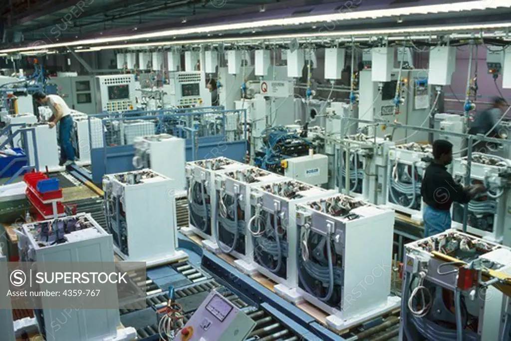Production of washing machines