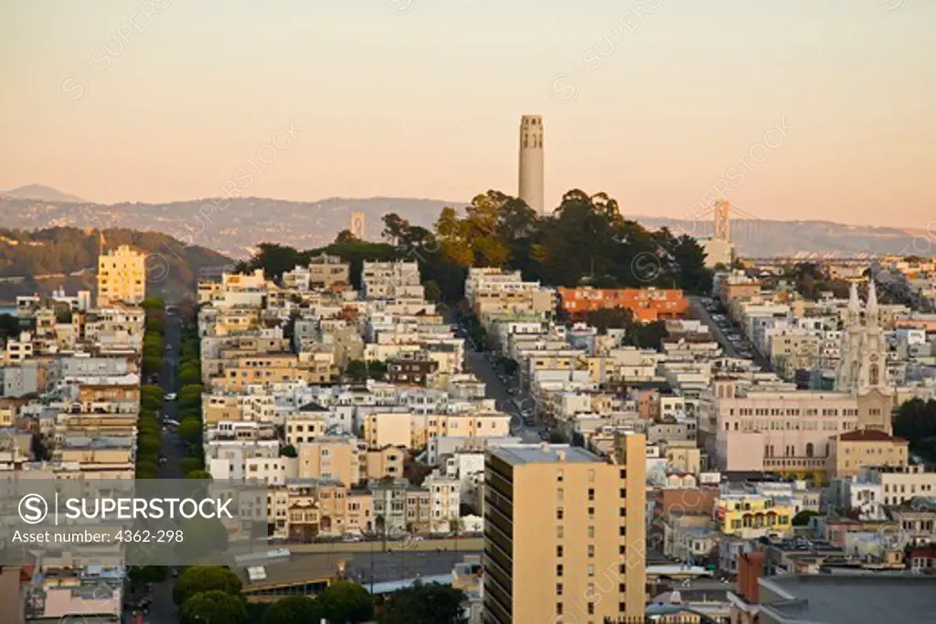 Coit Tower and San Francisco