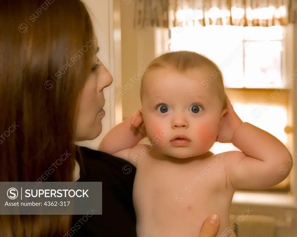 Baby Looking Surprised