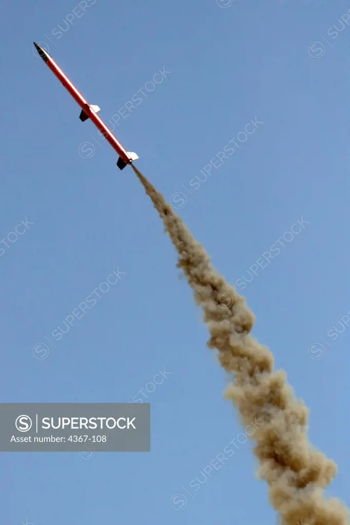 Rocket Shooting Upward