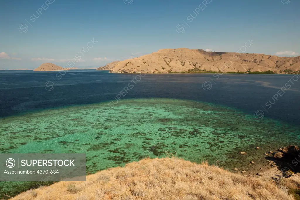 Indonesia, View of bay at Gili Lawa Dalat near Komodo Island