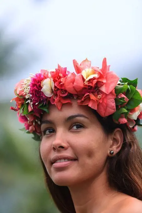 MR Tahitian Girl (age 23) Moorea Island, Society Islands, French Polynesia, South Pacifiic