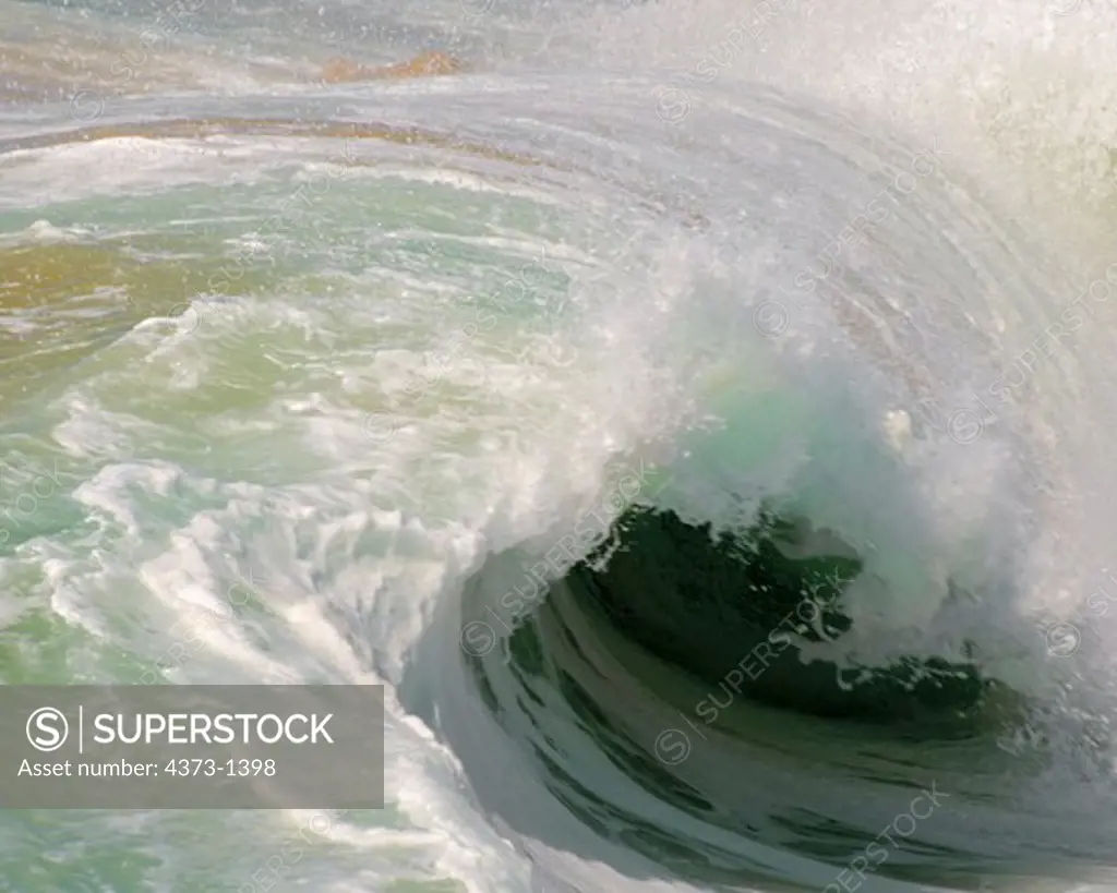 A Winter Storm Brings Large Wave to the California Coast