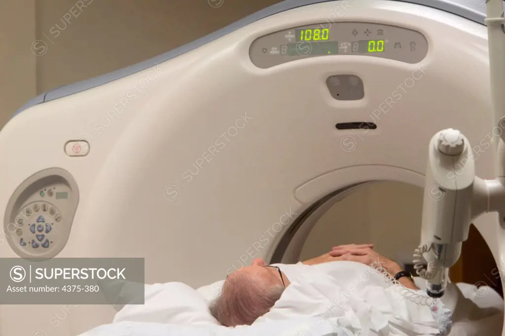 Patient in VCT Scanner