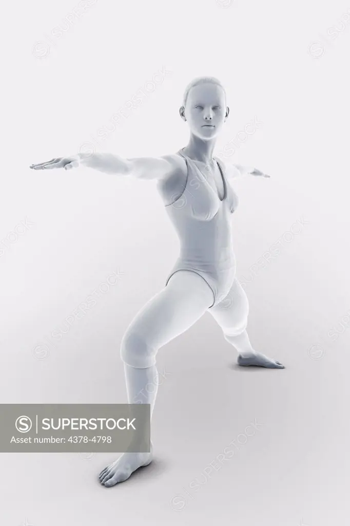 Yoga Warrior Pose