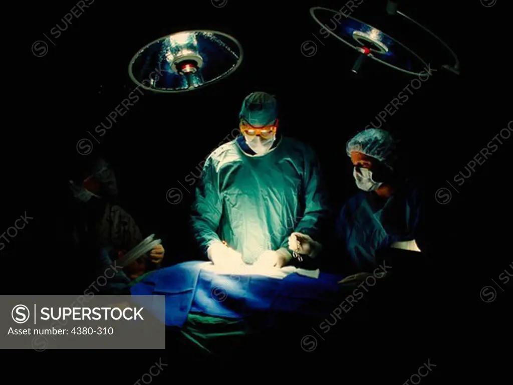 Surgeon Performing Operation