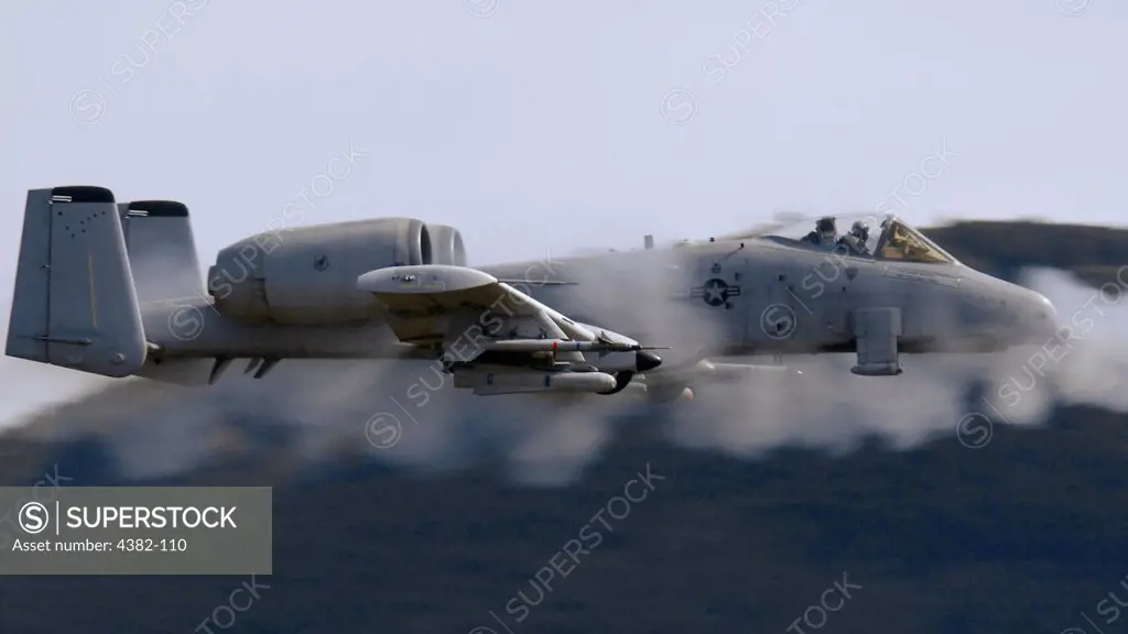 A-10 Thunderbolt Firing GAU-8 Avenger