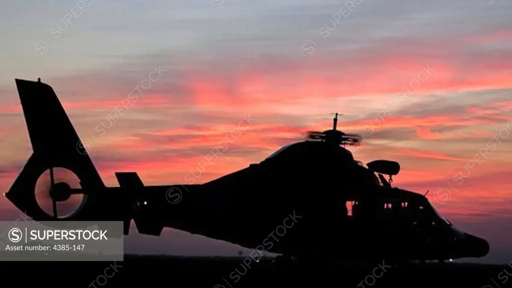 Helicopter at Dawn