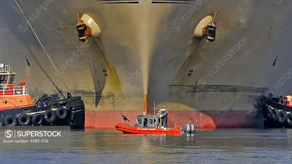 Response Boat and Tanker