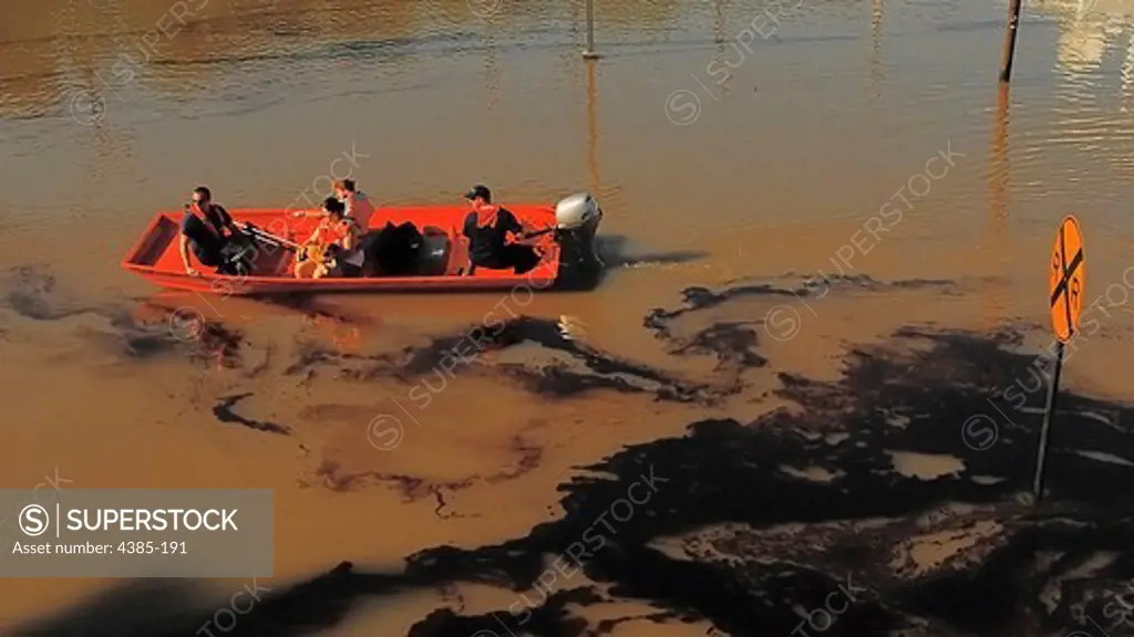 Flooding in Findlay, Ohio