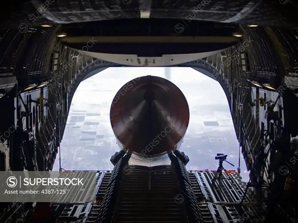 Dropping a Rocket Out of a C-17 Globemaster