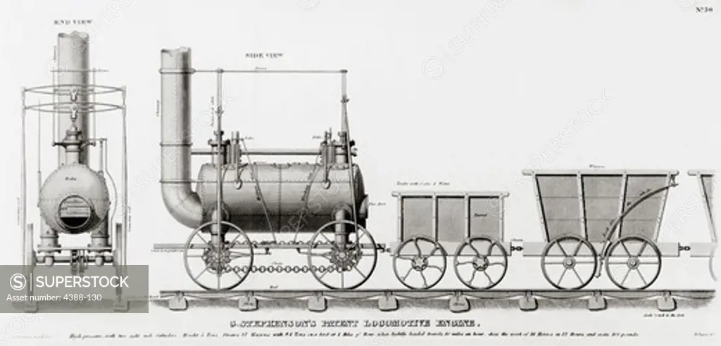 George Stephenson's Patent for Locomotive Engine